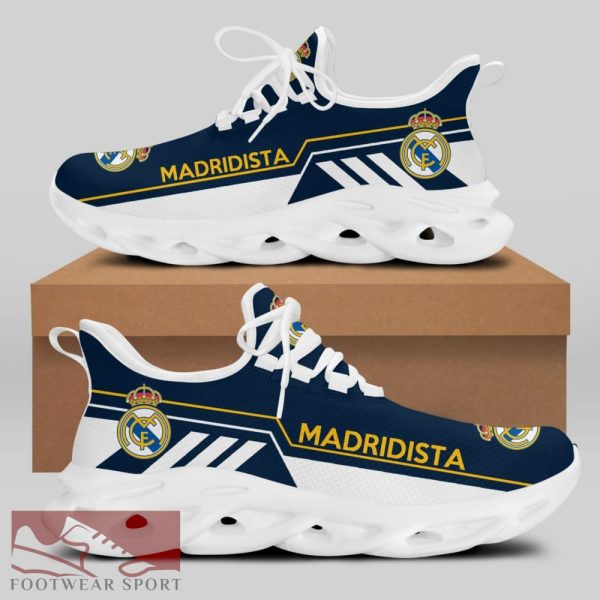 Madridistas Laliga Running Shoes Attitude Max Soul Sneakers For Fans - Madridistas Chunky Sneakers White Black Max Soul Shoes For Men And Women Photo 2