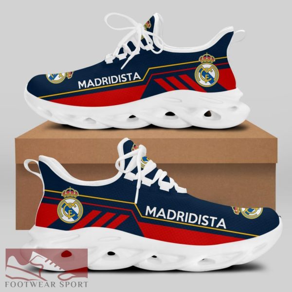 Madridistas Laliga Running Shoes Dynamic Max Soul Sneakers For Fans - Madridistas Chunky Sneakers White Black Max Soul Shoes For Men And Women Photo 2