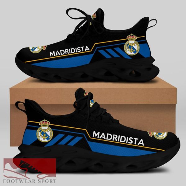 Madridistas Laliga Running Shoes Explore Max Soul Sneakers For Fans - Madridistas Chunky Sneakers White Black Max Soul Shoes For Men And Women Photo 1