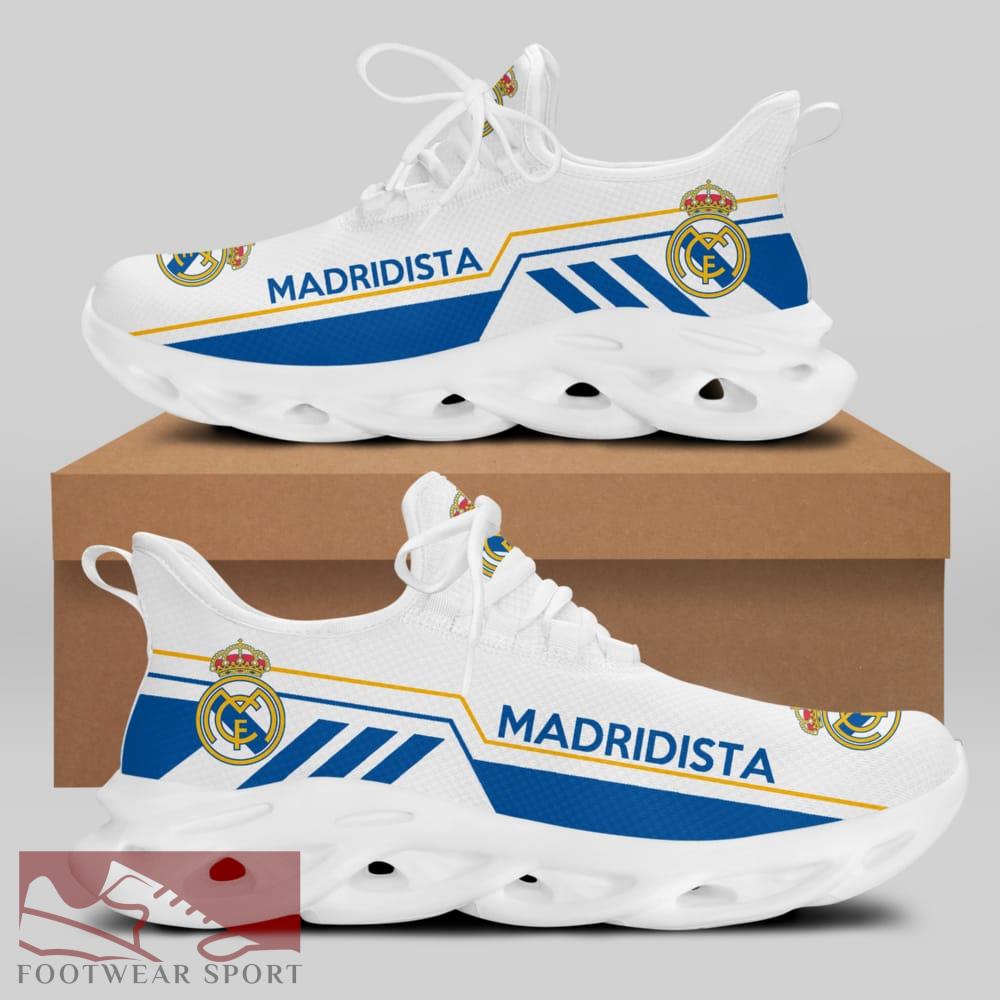 Madridistas Laliga Running Shoes Identity Max Soul Sneakers For Fans - Madridistas Chunky Sneakers White Black Max Soul Shoes For Men And Women Photo 1