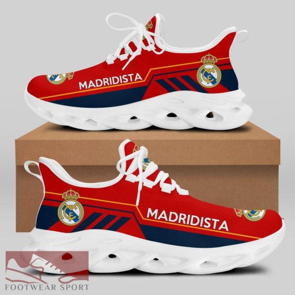 Madridistas Laliga Running Shoes Inspiration Max Soul Sneakers For Fans - Madridistas Chunky Sneakers White Black Max Soul Shoes For Men And Women Photo 2