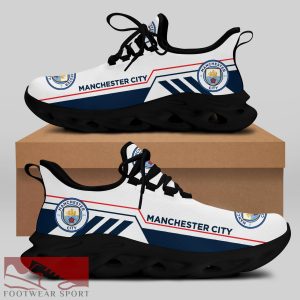 Man City Fans EPL Chunky Sneakers Design Max Soul Shoes For Men And Women - Man City Chunky Sneakers White Black Max Soul Shoes For Men And Women Photo 2