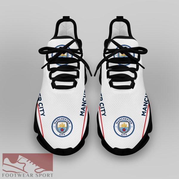 Man City Fans EPL Chunky Sneakers Design Max Soul Shoes For Men And Women - Man City Chunky Sneakers White Black Max Soul Shoes For Men And Women Photo 4