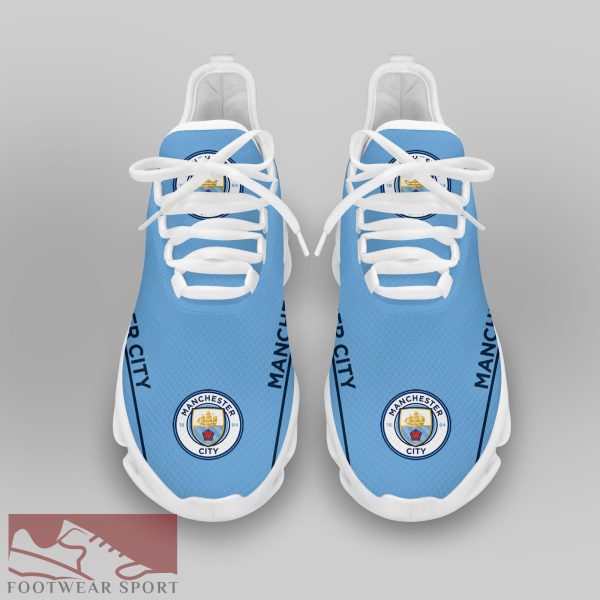 Man City Fans EPL Chunky Sneakers Footwear Max Soul Shoes For Men And Women - Man City Chunky Sneakers White Black Max Soul Shoes For Men And Women Photo 3