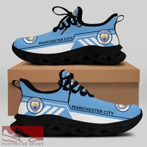 Man City Fans EPL Chunky Sneakers Footwear Max Soul Shoes For Men And Women - Man City Chunky Sneakers White Black Max Soul Shoes For Men And Women Photo 1