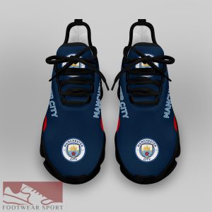 Man City Fans EPL Chunky Sneakers Trendy Max Soul Shoes For Men And Women - Man City Chunky Sneakers White Black Max Soul Shoes For Men And Women Photo 4