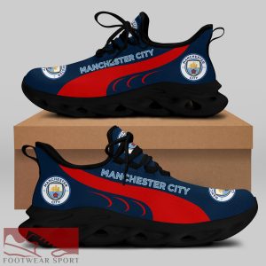Man City Fans EPL Chunky Sneakers Trendy Max Soul Shoes For Men And Women - Man City Chunky Sneakers White Black Max Soul Shoes For Men And Women Photo 1