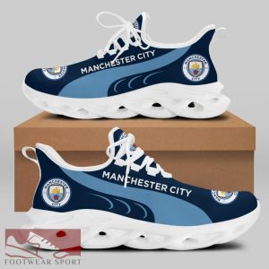 Man City Fans EPL Chunky Sneakers Unique Max Soul Shoes For Men And Women - Man City Chunky Sneakers White Black Max Soul Shoes For Men And Women Photo 2
