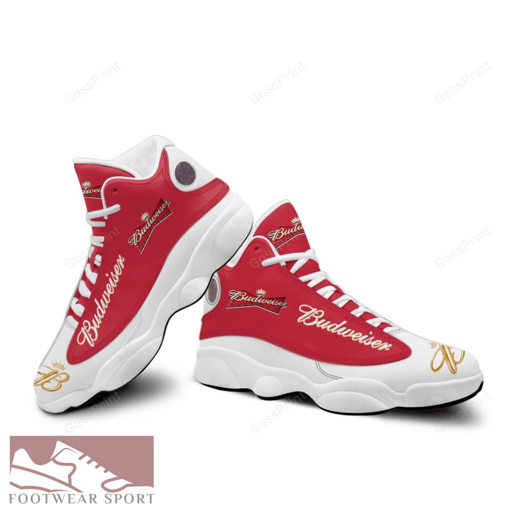 Personalized BUDWEISER Big Logo Collection Air Jordan 13 Shoes For Men And Women - BUDWEISER VER 1 Big Logo Air Jordan 13 For Men And Women Photo 3