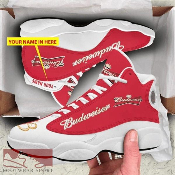 Personalized BUDWEISER Big Logo Collection Air Jordan 13 Shoes For Men And Women - BUDWEISER VER 1 Big Logo Air Jordan 13 For Men And Women Photo 1
