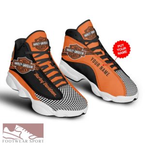 Personalized Harley-Davidson Big Logo Runners Air Jordan 13 Shoes For Men And Women - Personalized HD Sneaker Big Logo Air Jordan 13 For Men And Women Photo 1