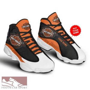 Personalized Harley-Davidson Big Logo Streetwear Air Jordan 13 Shoes For Men And Women - Personalized HD Sneaker Big Logo Air Jordan 13 For Men And Women Photo 1