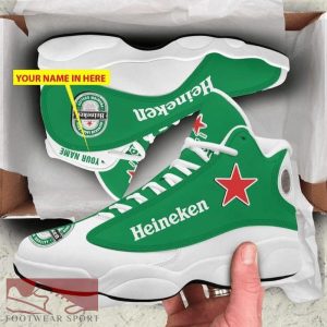 Personalized HEINEKEN Big Logo Trendy Air Jordan 13 Shoes For Men And Women - HEINEKEN VER 2 Big Logo Air Jordan 13 For Men And Women Photo 1