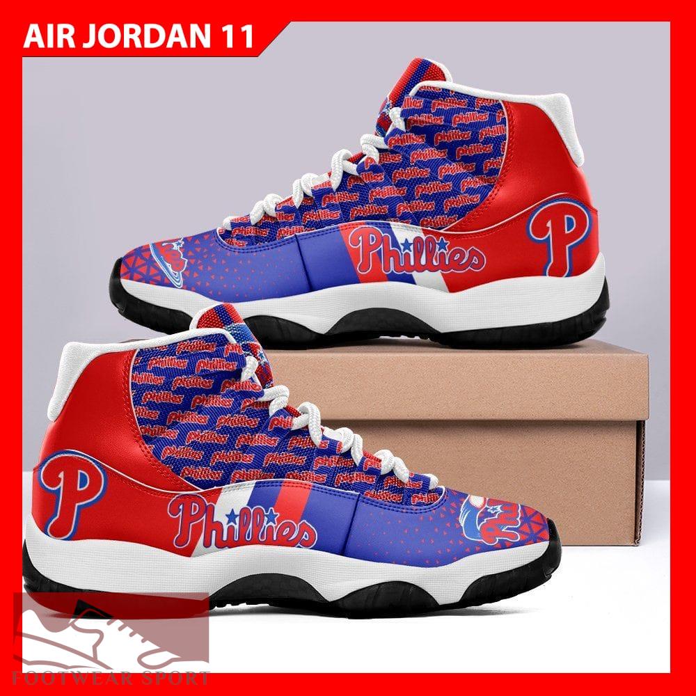 Phillies Logo Football Sneakers Athleisure Air Jordan 11 Shoes For Men And Women - Phillies JD11 Custom 00_1
