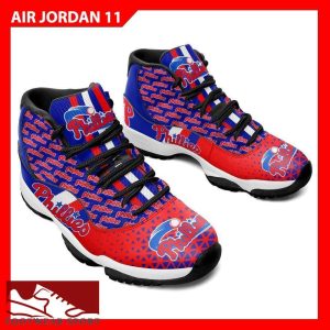 Phillies Logo Football Sneakers Streetwear Air Jordan 11 Shoes For Men And Women - Phillies JD11 Custom 00_5