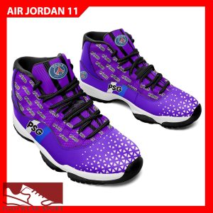 PSG Logo Football Sneakers Trendy Air Jordan 11 Shoes For Men And Women - PSG JD11 Custom 03_1