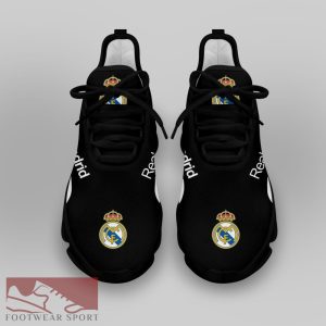 Real Madrid Laliga Running Shoes Detail Max Soul Sneakers For Fans - Real Madrid Chunky Sneakers White Black Max Soul Shoes For Men And Women Photo 4