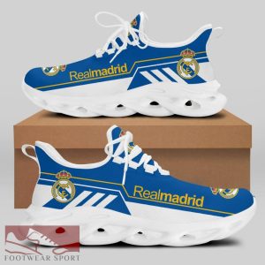 Real Madrid Laliga Running Shoes Exclusive Max Soul Sneakers For Fans - Real Madrid Chunky Sneakers White Black Max Soul Shoes For Men And Women Photo 1