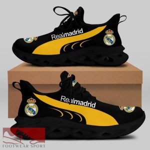 Real Madrid Laliga Running Shoes Fusion Max Soul Sneakers For Fans - Real Madrid Chunky Sneakers White Black Max Soul Shoes For Men And Women Photo 1