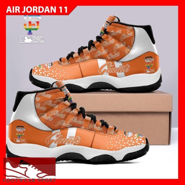 SF Giants Logo Football Sneakers Fashion Air Jordan 11 Shoes For Men And Women - SF Giants JD11 Custom 02_4