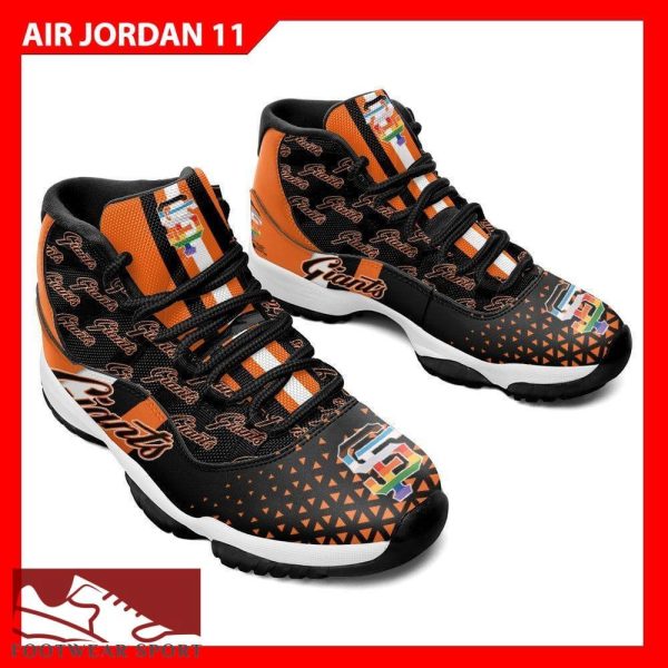 SF Giants Logo Football Sneakers Style Air Jordan 11 Shoes For Men And Women - SF Giants JD11 Custom 00_5
