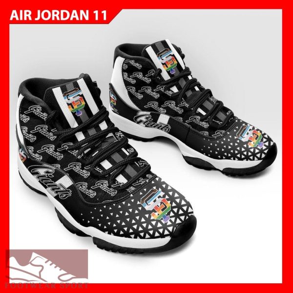 SF Giants Logo Football Sneakers Trend Air Jordan 11 Shoes For Men And Women - SF Giants JD11 Custom 01_5