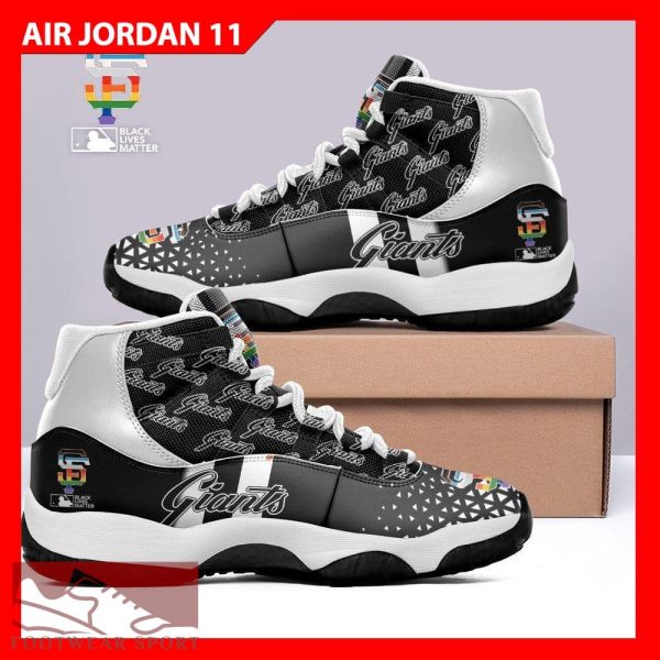 SF Giants Logo Football Sneakers Trend Air Jordan 11 Shoes For Men And Women - SF Giants JD11 Custom 01_1