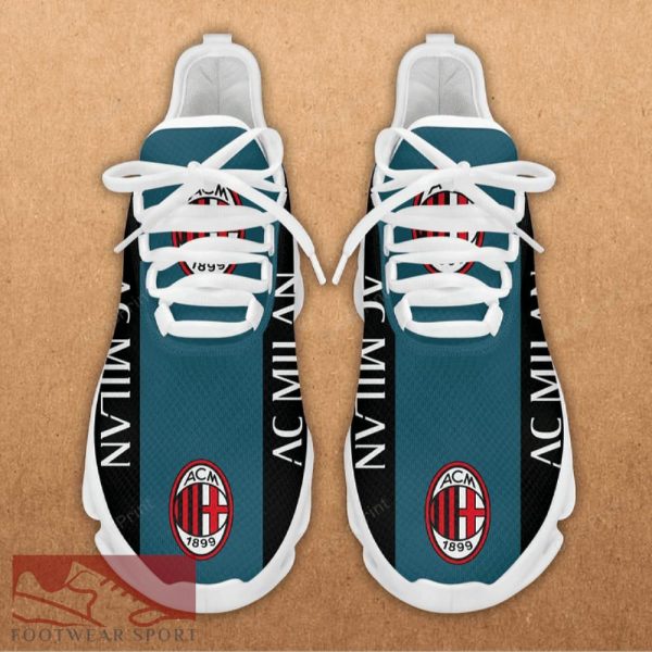 Sport Shoes AC MILAN Seria A Club Fans Chic Max Soul Sneakers For Men And Women - AC MILAN Chunky Sneakers White Black Max Soul Shoes For Men And Women Photo 4