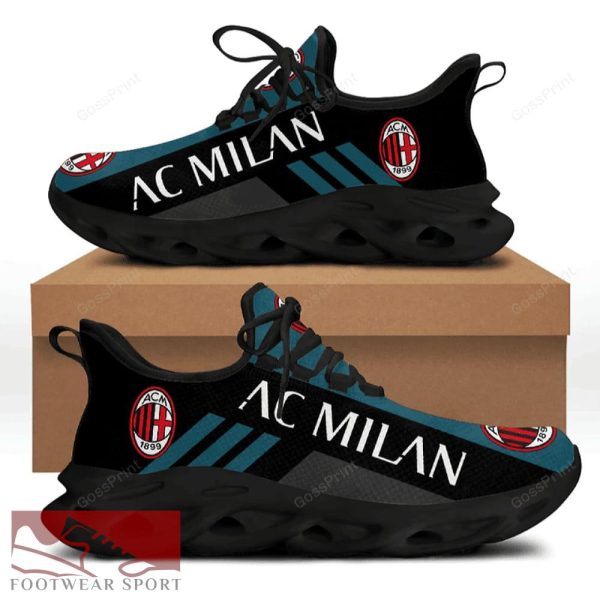 Sport Shoes AC MILAN Seria A Club Fans Chic Max Soul Sneakers For Men And Women - AC MILAN Chunky Sneakers White Black Max Soul Shoes For Men And Women Photo 1