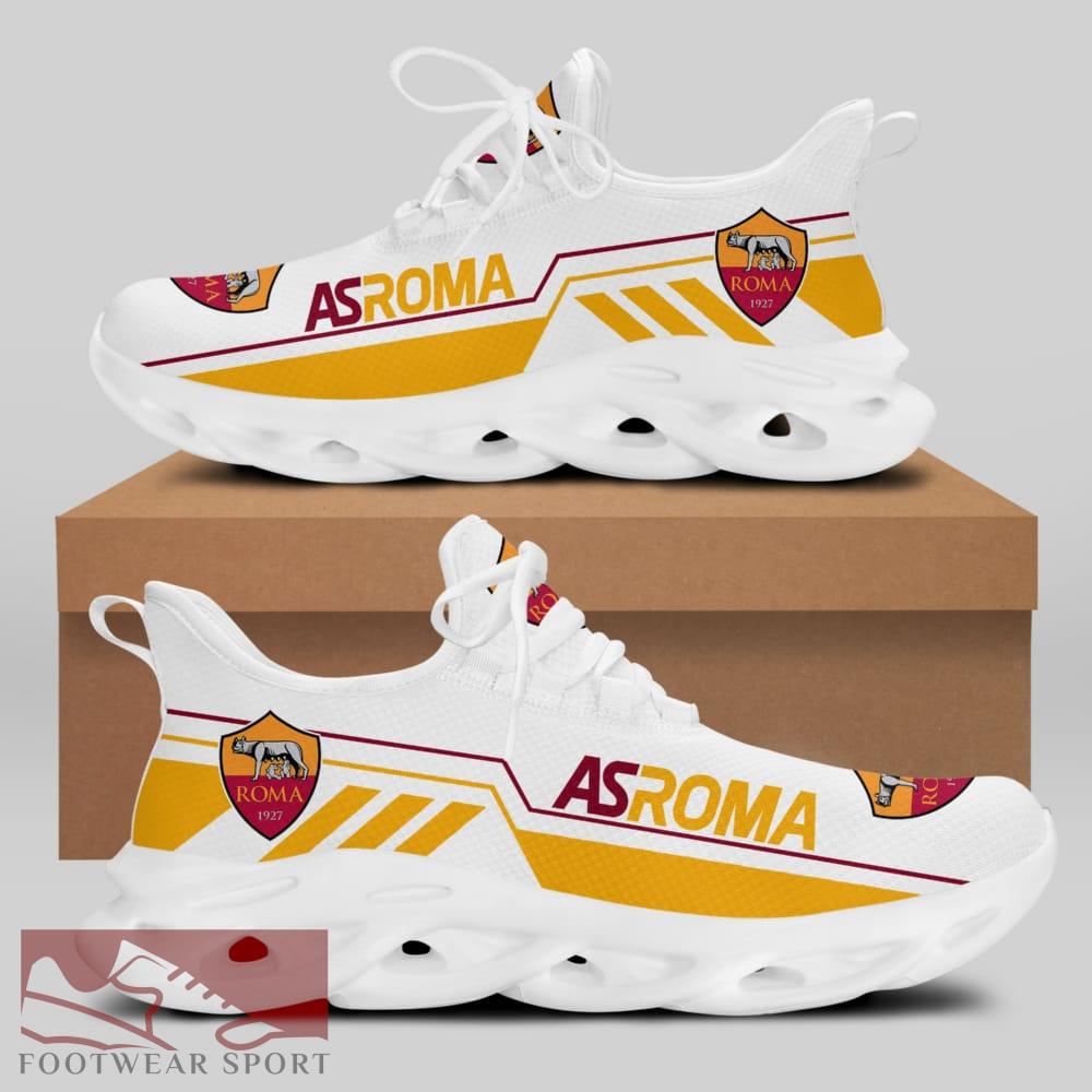 Sport Shoes AS ROMA Seria A Club Fans Effortless Max Soul Sneakers For Men And Women - AS ROMA Chunky Sneakers White Black Max Soul Shoes For Men And Women Photo 1