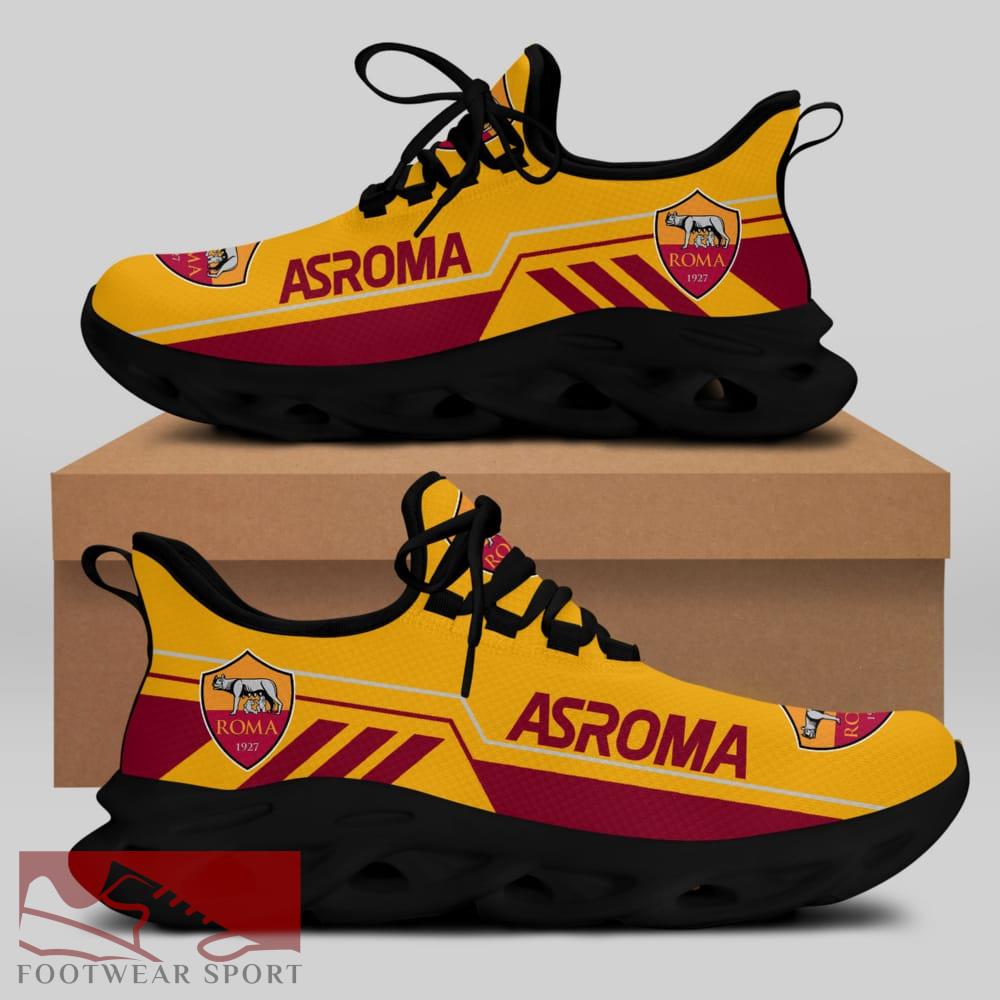 Sport Shoes AS ROMA Seria A Club Fans Graphic Max Soul Sneakers For Men And Women - AS ROMA Chunky Sneakers White Black Max Soul Shoes For Men And Women Photo 1