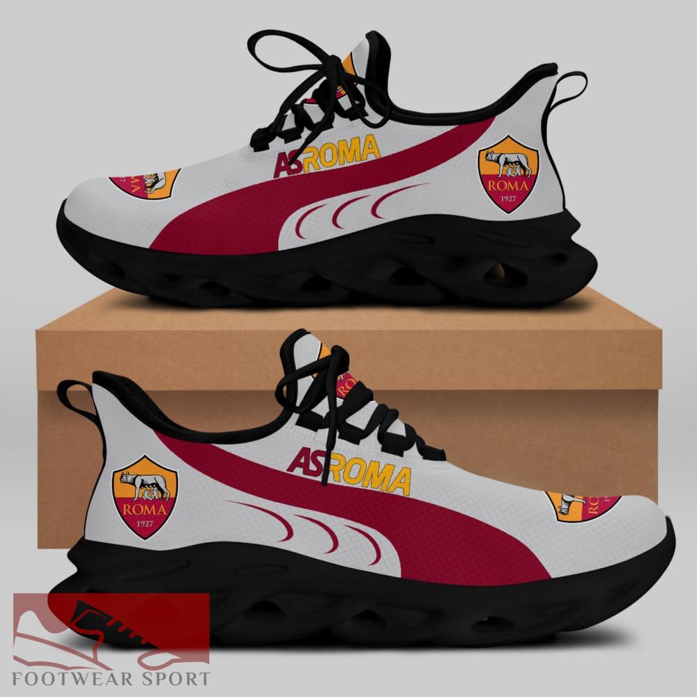 Sport Shoes AS ROMA Seria A Club Fans Signature Max Soul Sneakers For Men And Women - AS ROMA Chunky Sneakers White Black Max Soul Shoes For Men And Women Photo 2