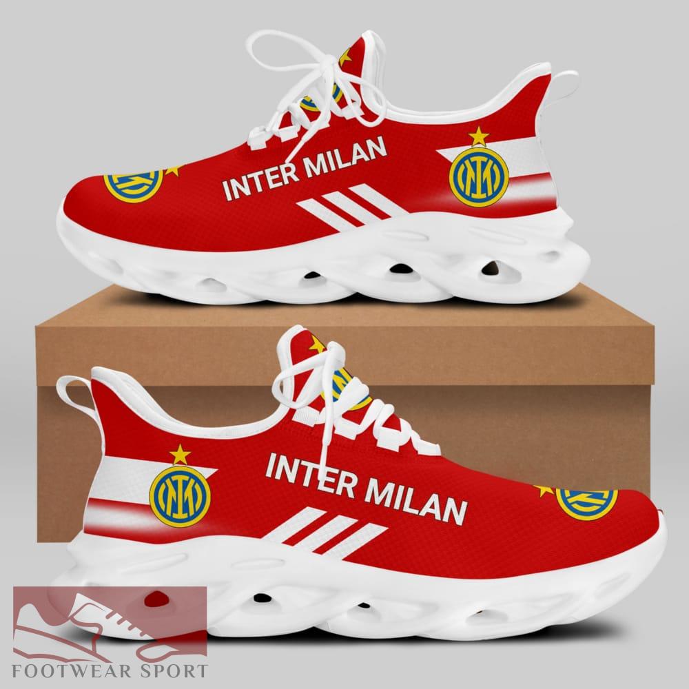 Sport Shoes Inter Milan Seria A Club Fans Distinctive Max Soul Sneakers For Men And Women - Inter Milan Chunky Sneakers White Black Max Soul Shoes For Men And Women Photo 2