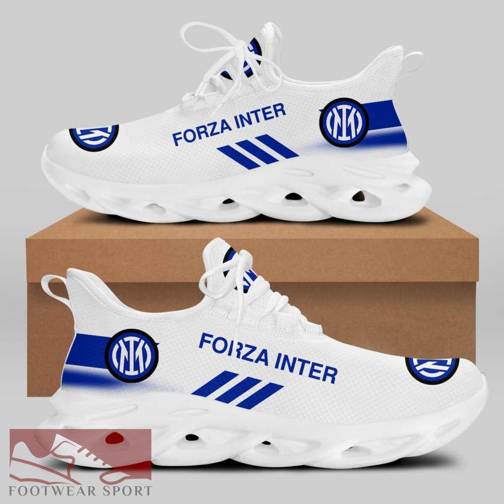 Sport Shoes INTER Seria A Club Fans Athleisure Max Soul Sneakers For Men And Women - INTER Chunky Sneakers White Black Max Soul Shoes For Men And Women Photo 1