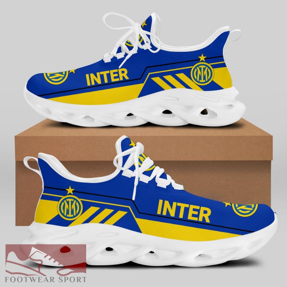 Sport Shoes Inter Seria A Club Seria A Club Fans Elegance Max Soul Sneakers For Men And Women - Inter Club Chunky Sneakers White Black Max Soul Shoes For Men And Women Photo 2