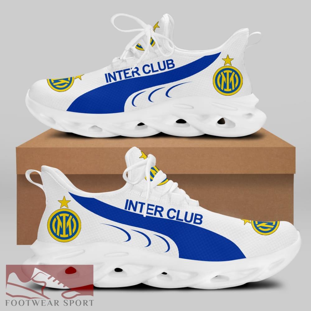 Sport Shoes Inter Seria A Club Seria A Club Fans Influence Max Soul Sneakers For Men And Women - Inter Club Chunky Sneakers White Black Max Soul Shoes For Men And Women Photo 1