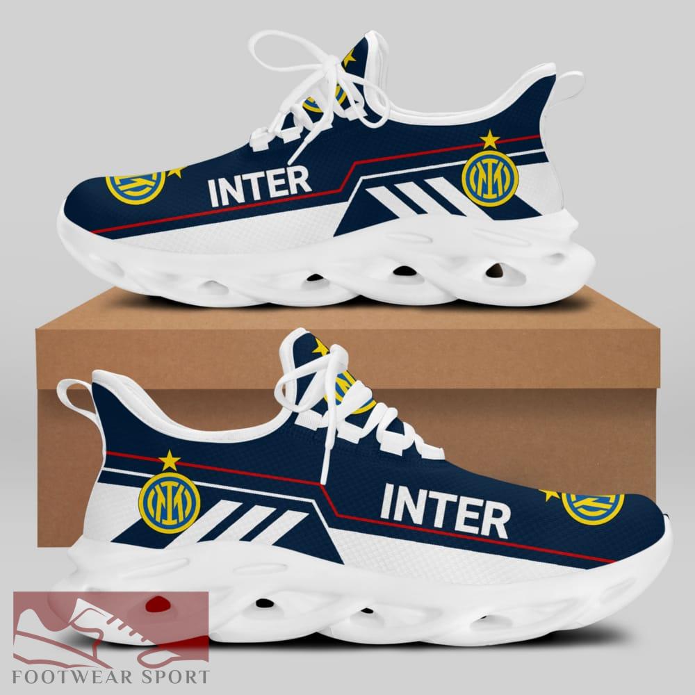 Sport Shoes Inter Seria A Club Seria A Club Fans Trendsetting Max Soul Sneakers For Men And Women - Inter Club Chunky Sneakers White Black Max Soul Shoes For Men And Women Photo 2