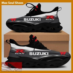 SUZUKI RACING Racing Car Running Sneakers Trend Max Soul Shoes For Men And Women - SUZUKI RACING Chunky Sneakers White Black Max Soul Shoes For Men And Women Photo 1