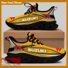 SUZUKI RACING Racing Car Running Sneakers Urban Max Soul Shoes For Men And Women - SUZUKI RACING Chunky Sneakers White Black Max Soul Shoes For Men And Women Photo 1