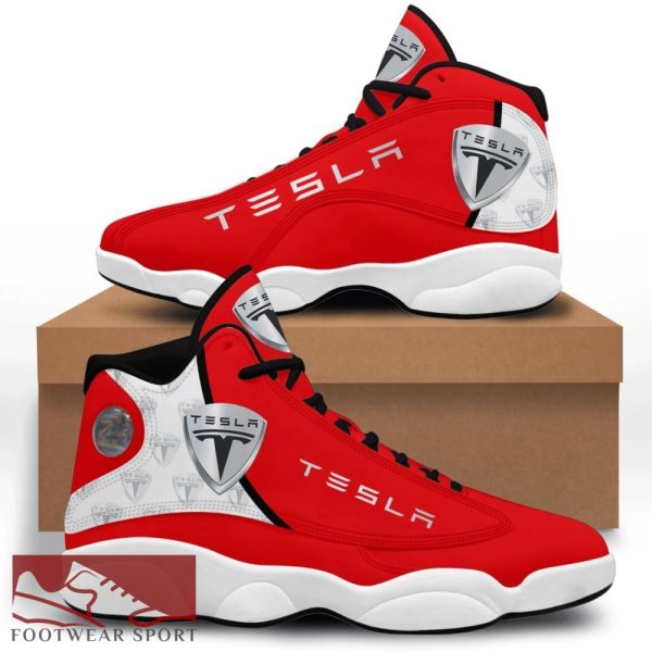 Tesla Big Logo Fashion Air Jordan 13 Shoes For Men And Women - Tesla Big Logo Air Jordan 13 For Men And Women Photo 3
