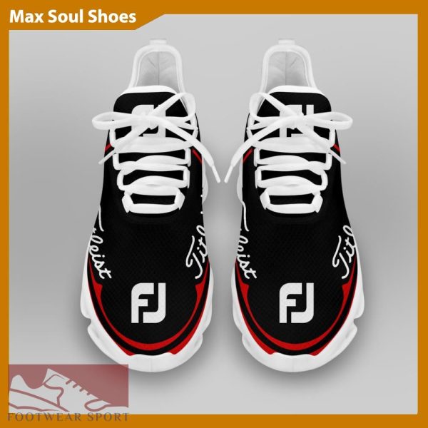 Titleist FJ Brand Chunky Shoes Edgy Max Soul Sneakers Gift Men And Women - Titleist FJ Chunky Sneakers White Black Max Soul Shoes For Men And Women Photo 3