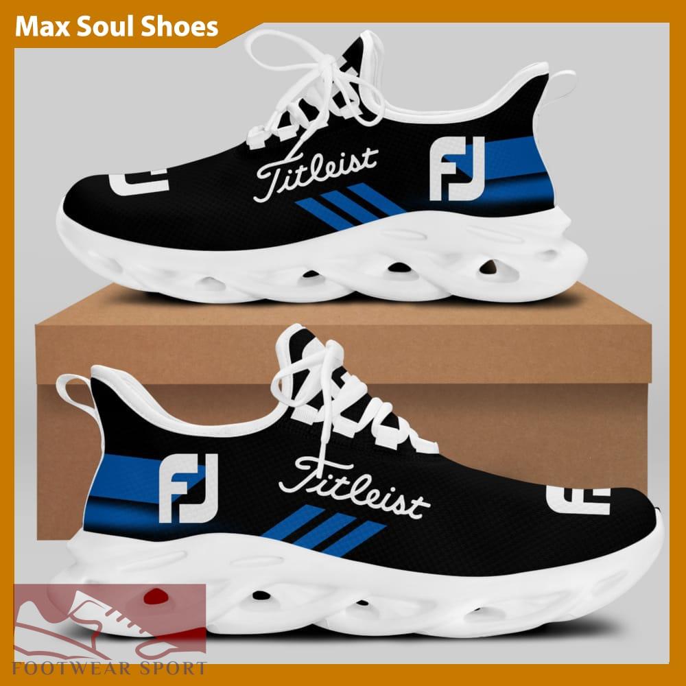 Titleist FJ Brand Chunky Shoes Fashion-forward Max Soul Sneakers Gift Men And Women - Titleist FJ Chunky Sneakers White Black Max Soul Shoes For Men And Women Photo 2