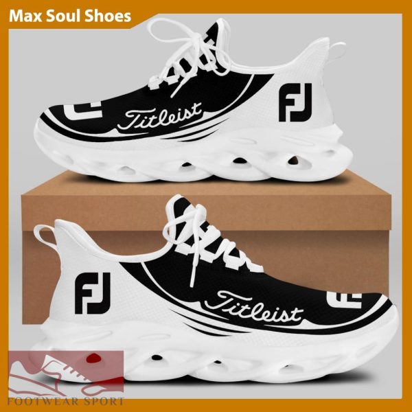 Titleist FJ Brand Chunky Shoes Fresh Max Soul Sneakers Gift Men And Women - Titleist FJ Chunky Sneakers White Black Max Soul Shoes For Men And Women Photo 2