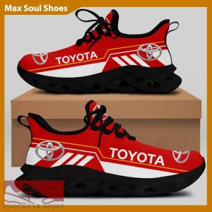 Toyota Racing Car Running Sneakers Emblematic Max Soul Shoes For Men And Women - Toyota Chunky Sneakers White Black Max Soul Shoes For Men And Women Photo 2