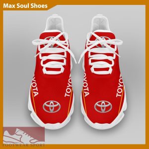 Toyota Racing Car Running Sneakers Emblematic Max Soul Shoes For Men And Women - Toyota Chunky Sneakers White Black Max Soul Shoes For Men And Women Photo 3