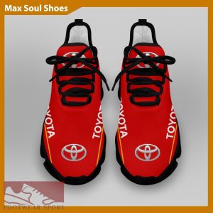 Toyota Racing Car Running Sneakers Emblematic Max Soul Shoes For Men And Women - Toyota Chunky Sneakers White Black Max Soul Shoes For Men And Women Photo 4