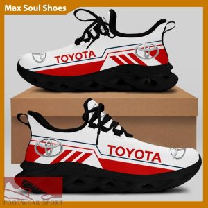 Toyota Racing Car Running Sneakers Graphic Max Soul Shoes For Men And Women - Toyota Chunky Sneakers White Black Max Soul Shoes For Men And Women Photo 2