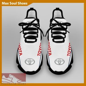 Toyota Racing Car Running Sneakers Graphic Max Soul Shoes For Men And Women - Toyota Chunky Sneakers White Black Max Soul Shoes For Men And Women Photo 4