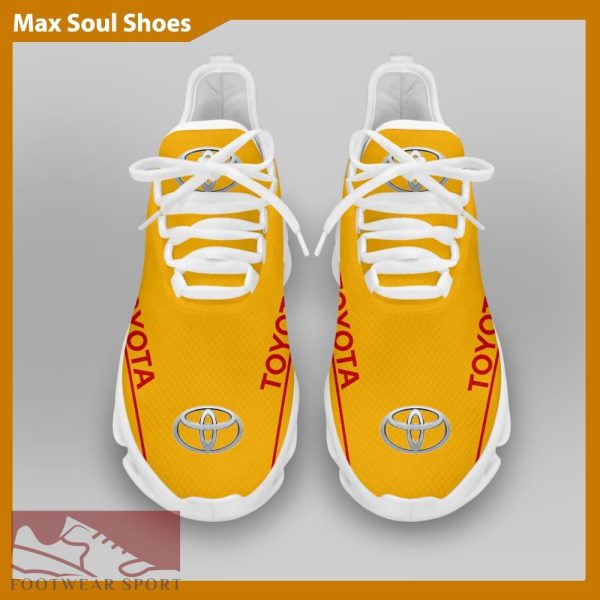 Toyota Racing Car Running Sneakers Iconography Max Soul Shoes For Men And Women - Toyota Chunky Sneakers White Black Max Soul Shoes For Men And Women Photo 3