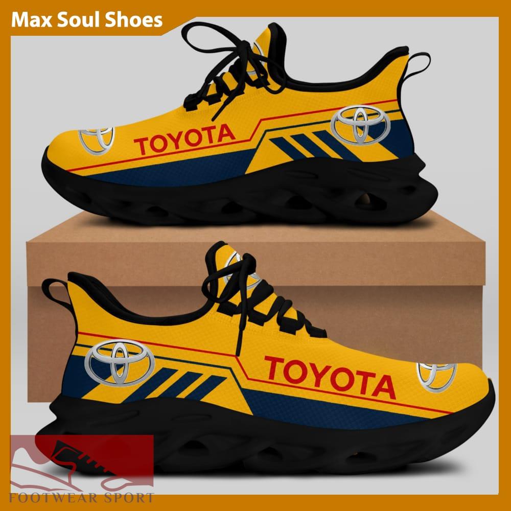 Toyota Racing Car Running Sneakers Iconography Max Soul Shoes For Men And Women - Toyota Chunky Sneakers White Black Max Soul Shoes For Men And Women Photo 1